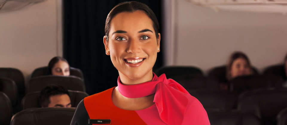 Qantas friendly staff