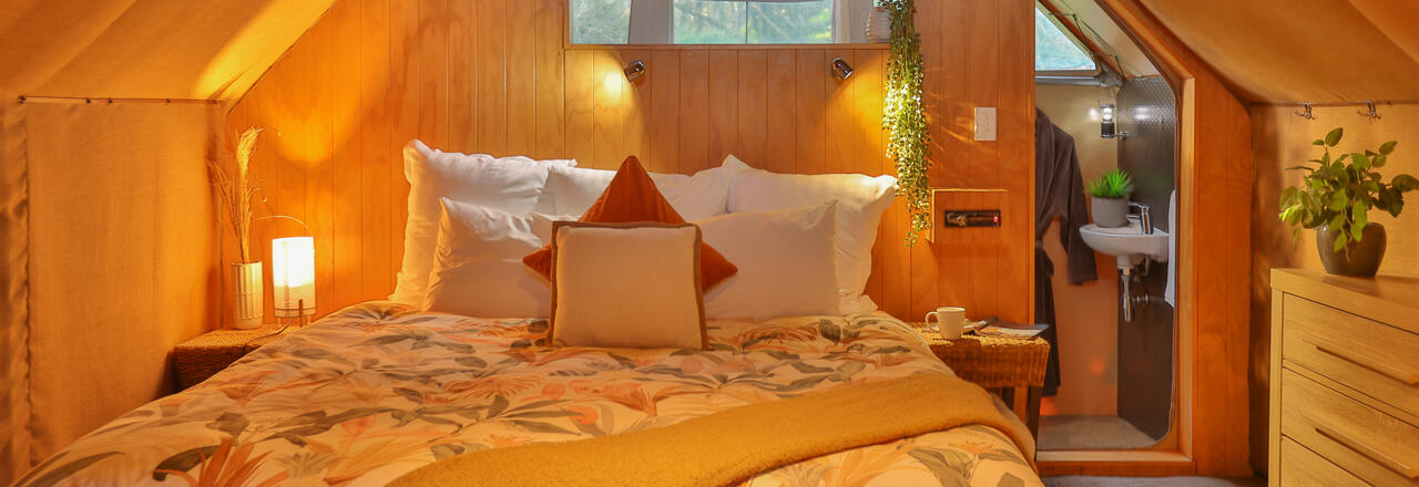 Castaways Resort Glamping Tent Inside