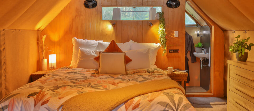 Castaways Resort Glamping Tent Inside