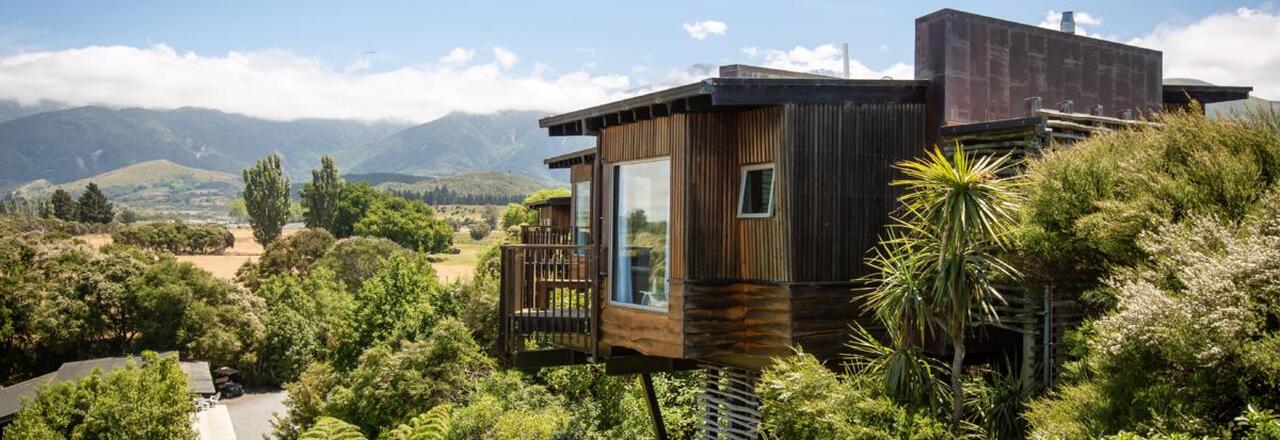 Hapuku Lodge and Tree Houses, exterior