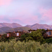 Hapuku Lodge and Tree Houses, mountain views