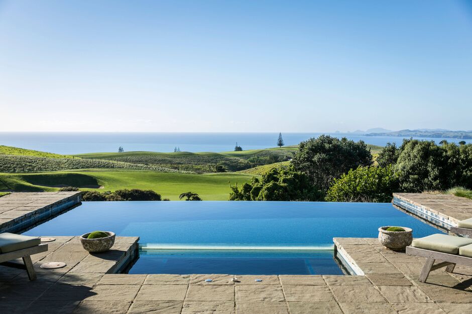 Rosewood Kauri Cliffs Owners Cottage Pool