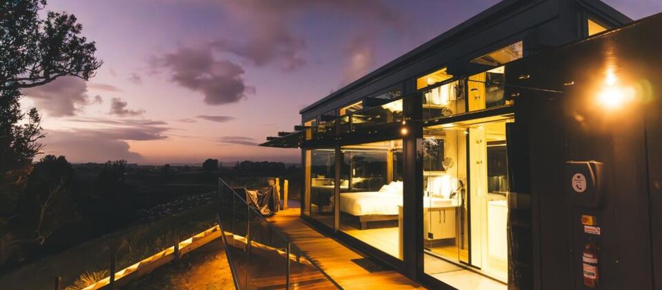 Rewarewa PurePod by night, Hellensville