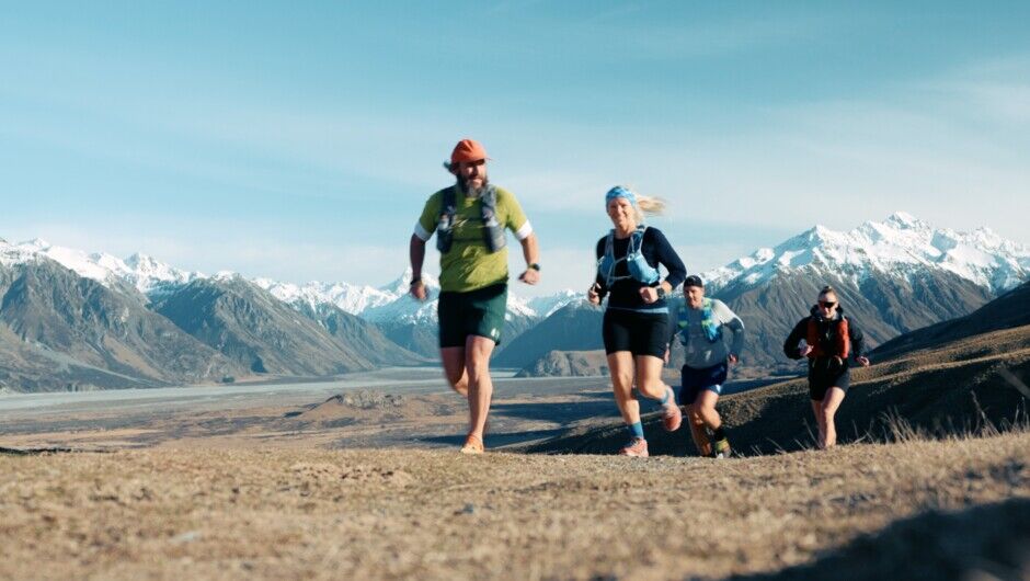 Multi-day guided trail running tour with Traverse Active Stays across New Zealand’s South Island.