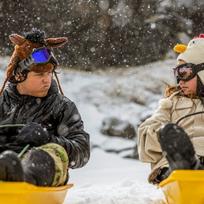 Tobogganing Mt Ruapehu