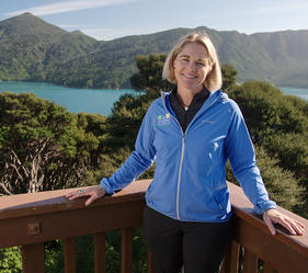 Good morning world! Meet Juliet from Wilderness Guides in the Marlborough Sounds. The Queen Charlotte Track is found in the Marlborough Sounds, an area bursting with stories. Wilderness Guides provide 1-5 day hiking, mountain biking and kayaking trips.  A